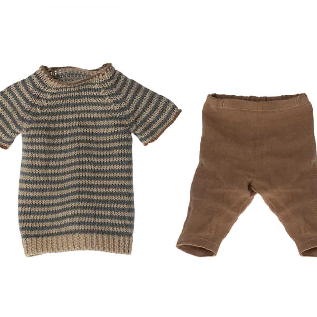 2022 Maileg Pants and Knitted Sweater, Size 4