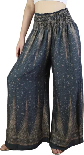 Boho Pants Palazzo Pants for Women with Pockets| Wide Leg high Waisted Flowy Pants for Women | Summer, Cruise, Vacation