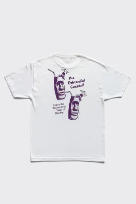 Existential Cocktail T-Shirt - white