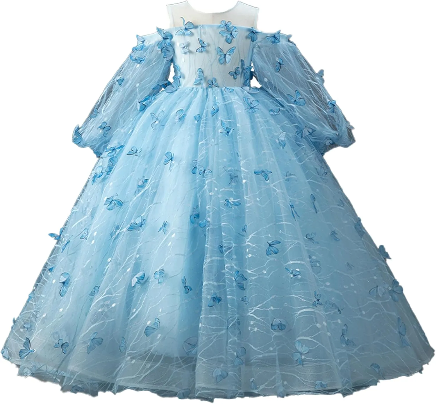 Flower Girl Dress Ruffle Satin Lace Tulle Beads Flower Decoration Toddler Wedding Birthday Party Evening Dress