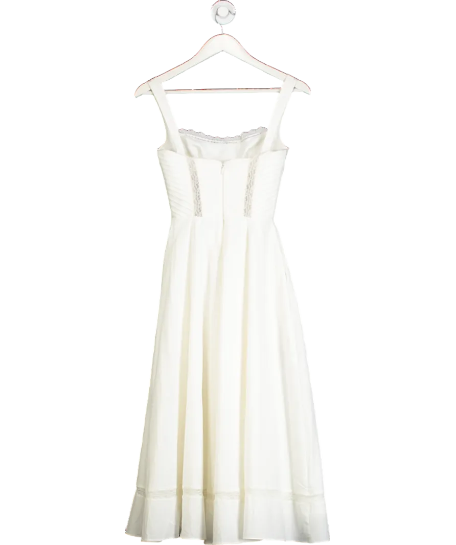 House of CB White 'kim' Midi Sundress UK XS