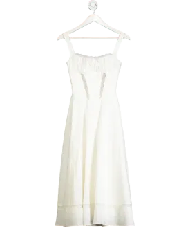 House of CB White 'kim' Midi Sundress UK XS