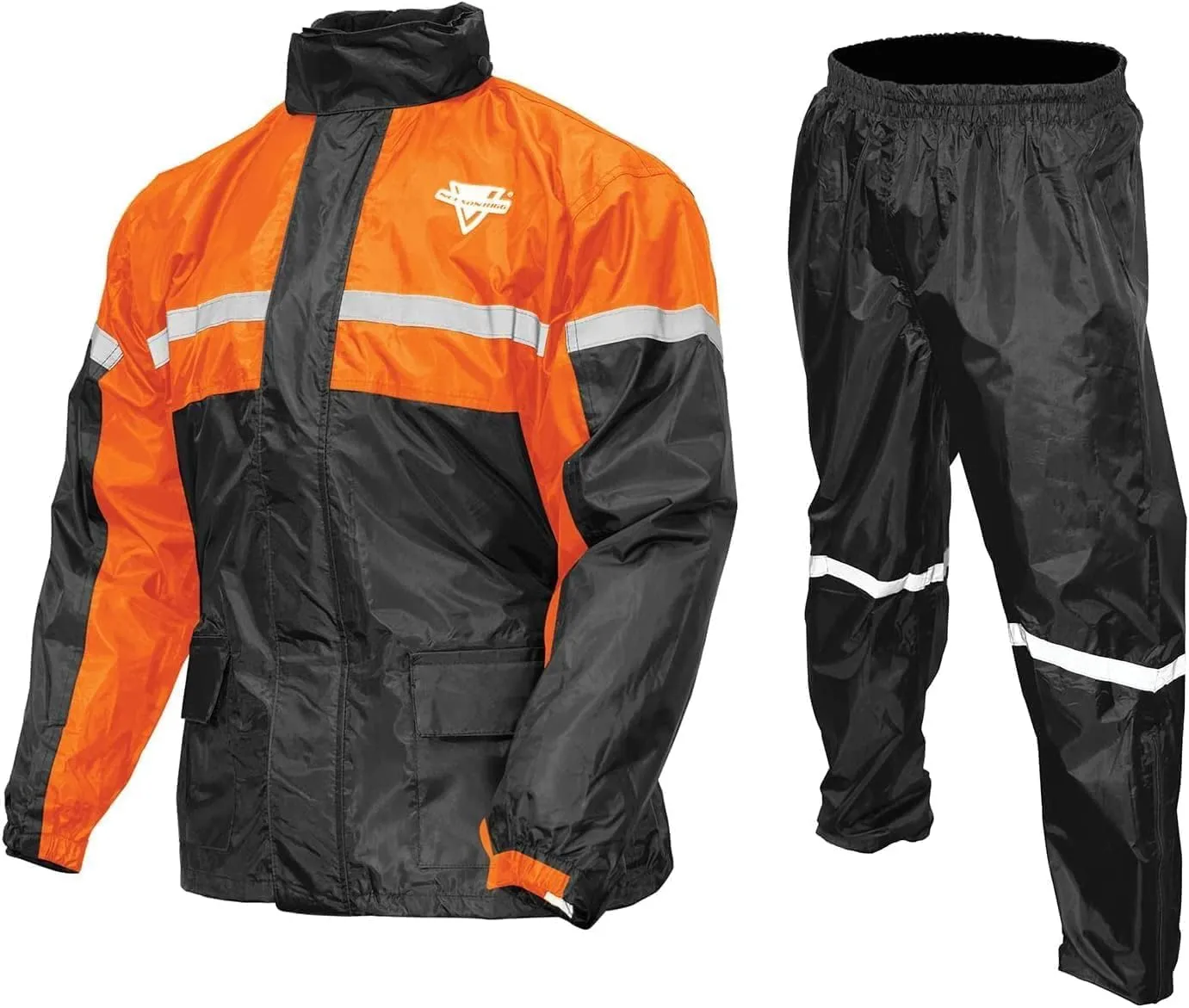 Nelson-Rigg unisex adult Motorcross-motorcycles Nelson Rigg SR 6000 ORG 04 XL Stormrider Motorcycle Rain Suit 2 Piece Orange Black XL , Orange/Black, X-Large US