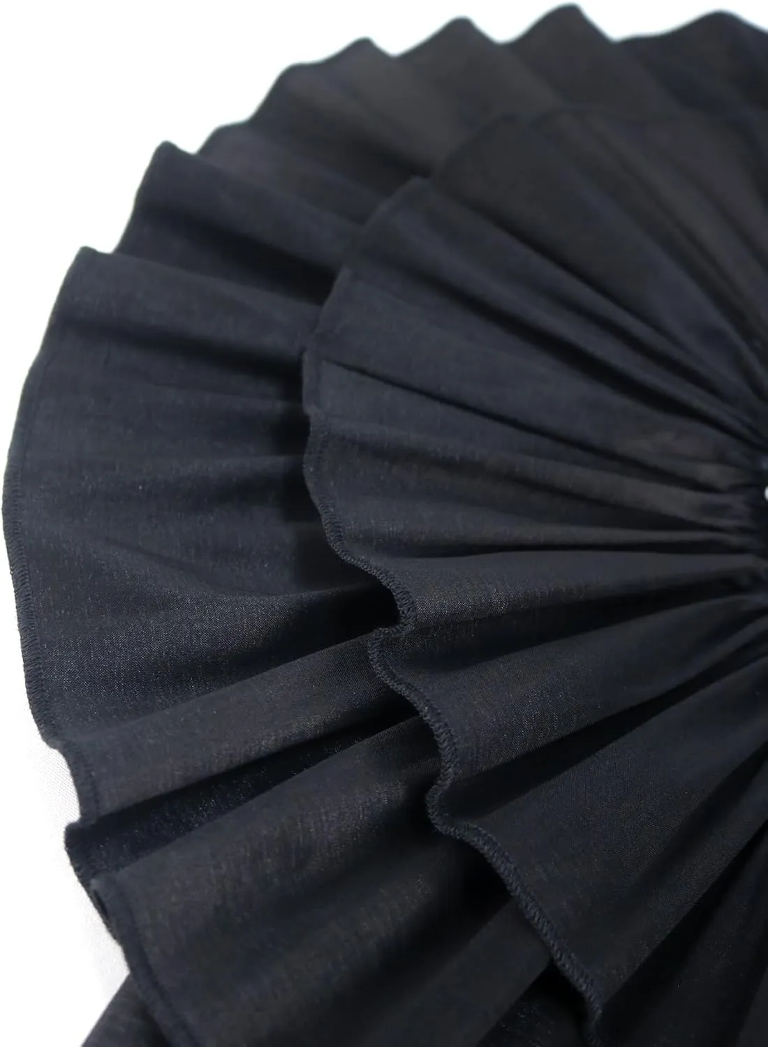 ONTINVA Stylish Women Black Bodycon Midi Skirt with Big Flower Sequins High Waist Fitted Skirts Party Club