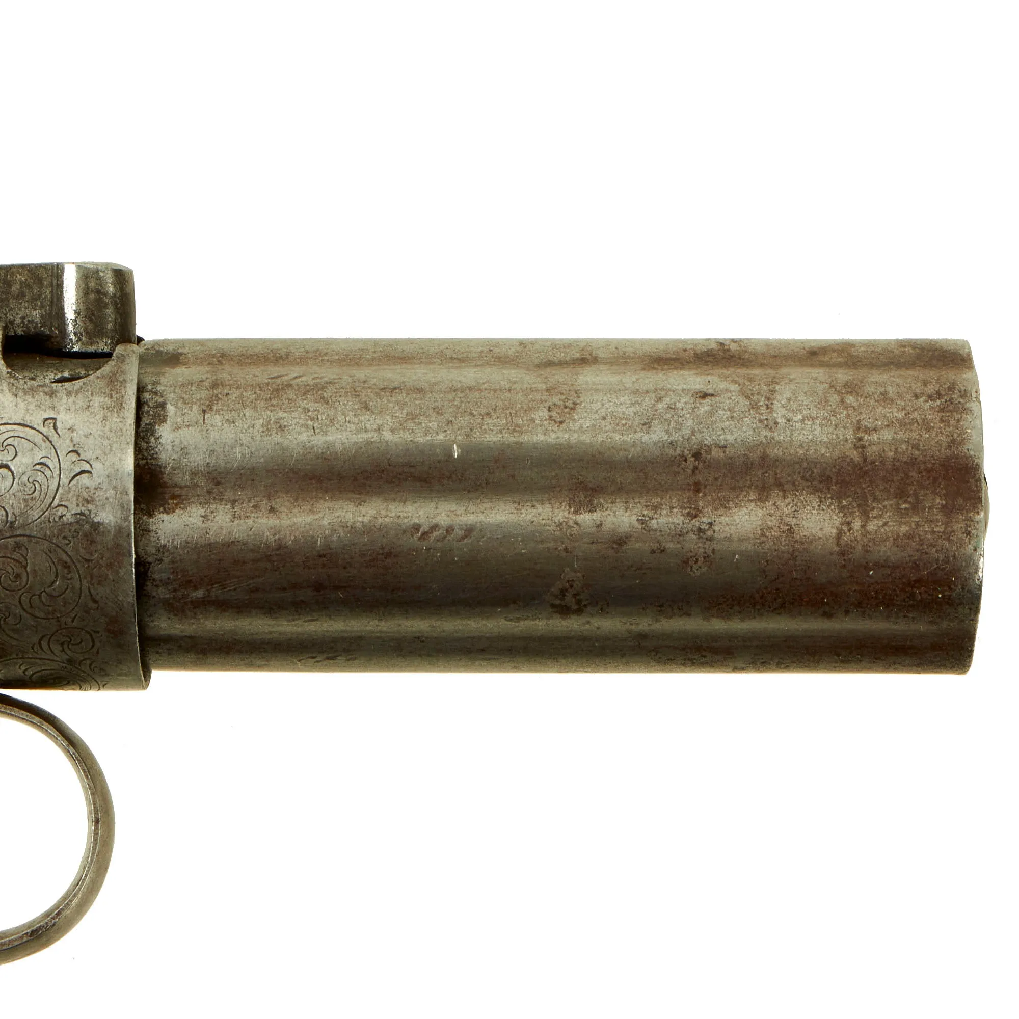 Original U.S. 19th Century Allen & Thurber 1845 Patent Percussion Pepperbox Revolver - Matching Serial 98