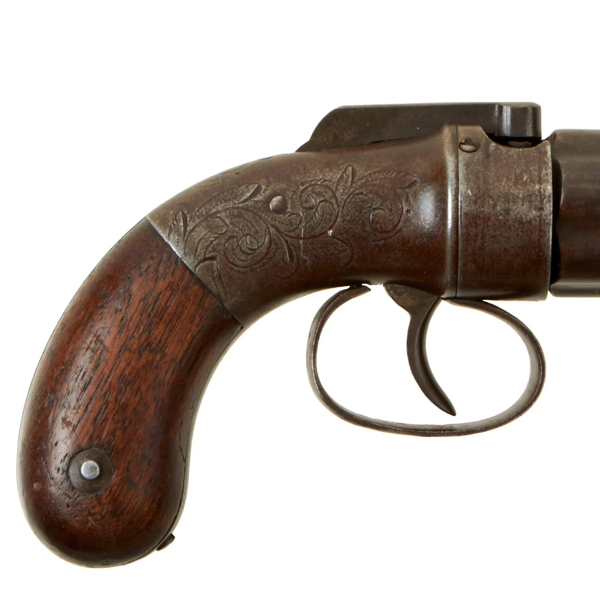 Original U.S. Manhattan Firearms Co. .28cal Percussion Pepperbox Revolver Circa 1857 - Matching Serial 278