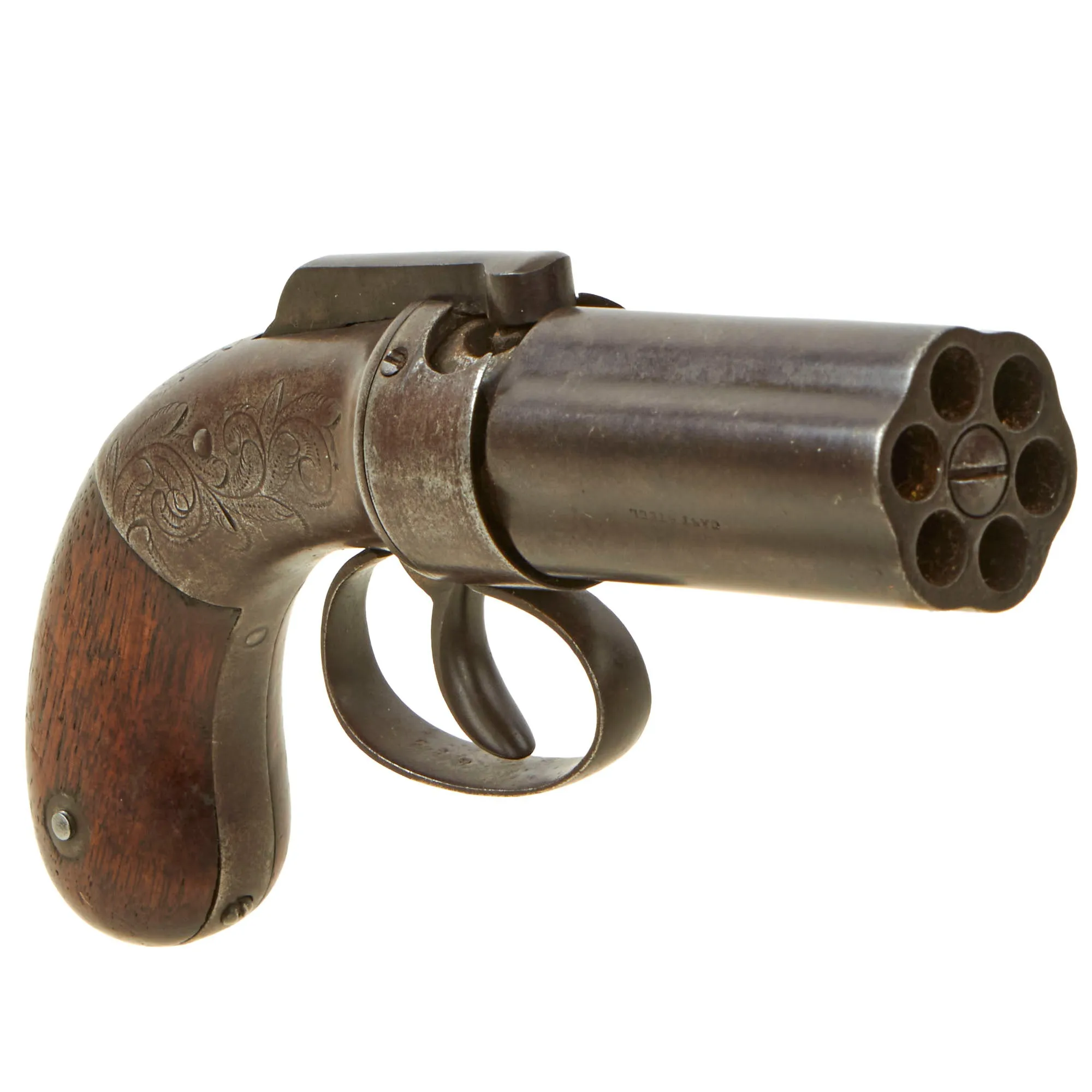 Original U.S. Manhattan Firearms Co. .28cal Percussion Pepperbox Revolver Circa 1857 - Matching Serial 278