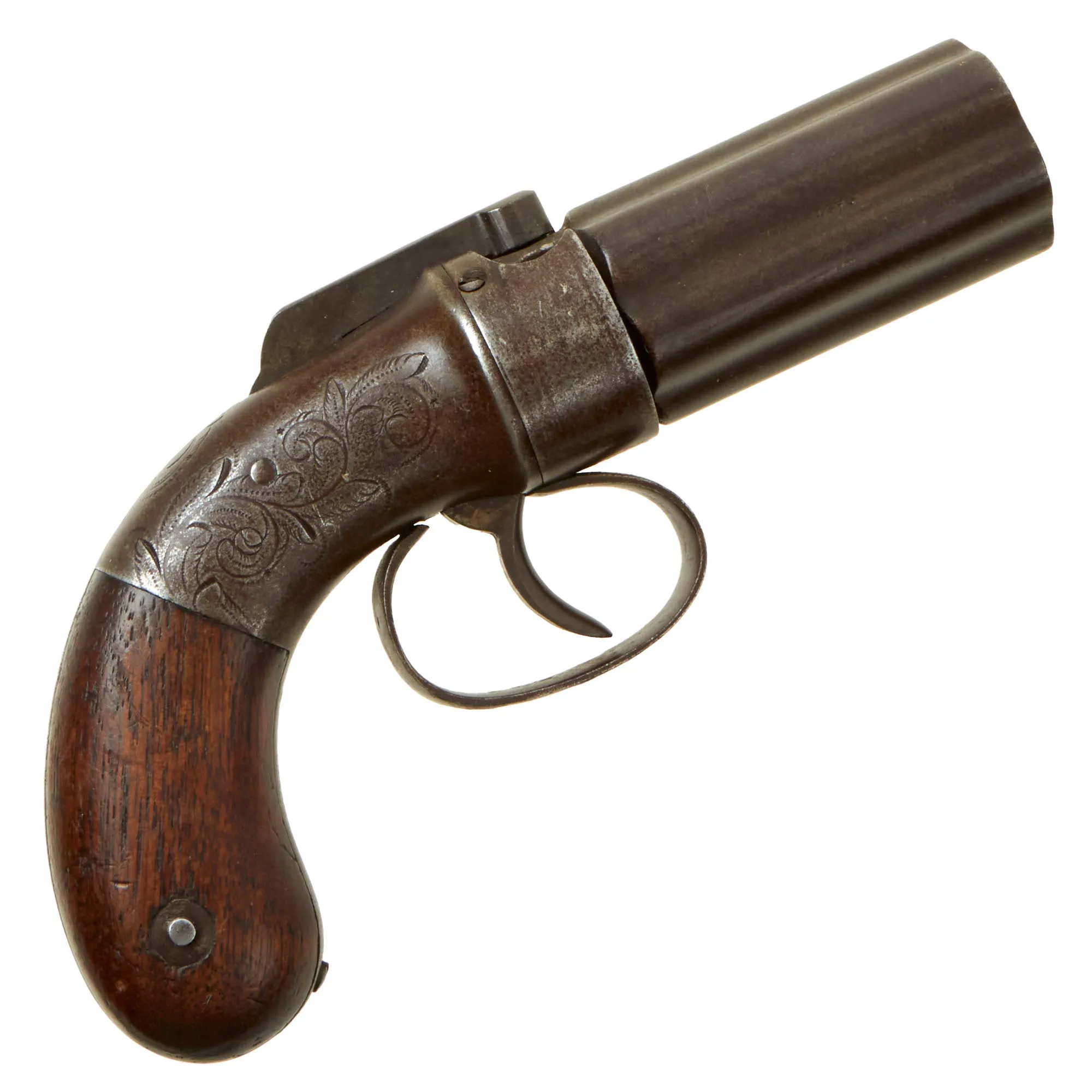 Original U.S. Manhattan Firearms Co. .28cal Percussion Pepperbox Revolver Circa 1857 - Matching Serial 278