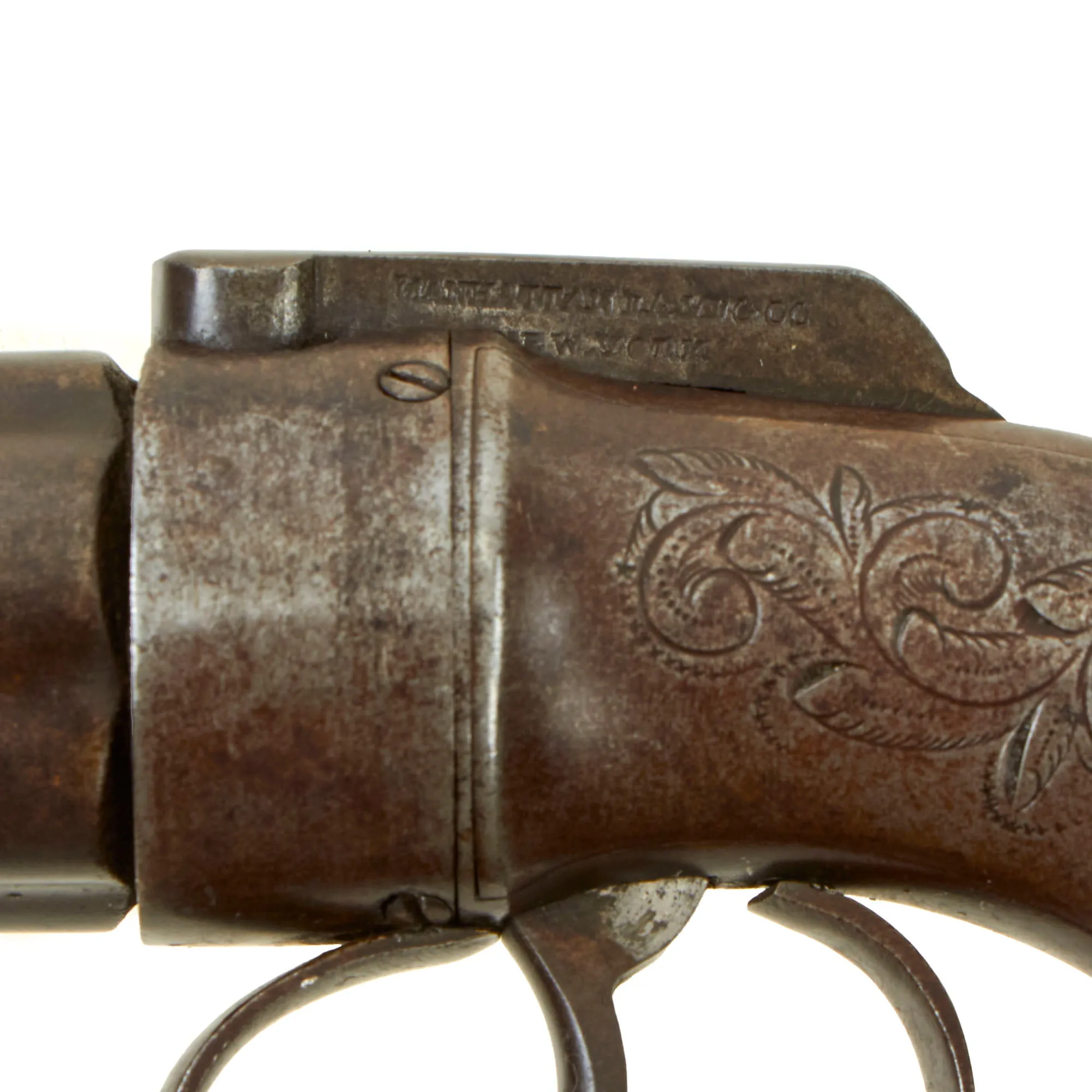 Original U.S. Manhattan Firearms Co. .28cal Percussion Pepperbox Revolver Circa 1857 - Matching Serial 278