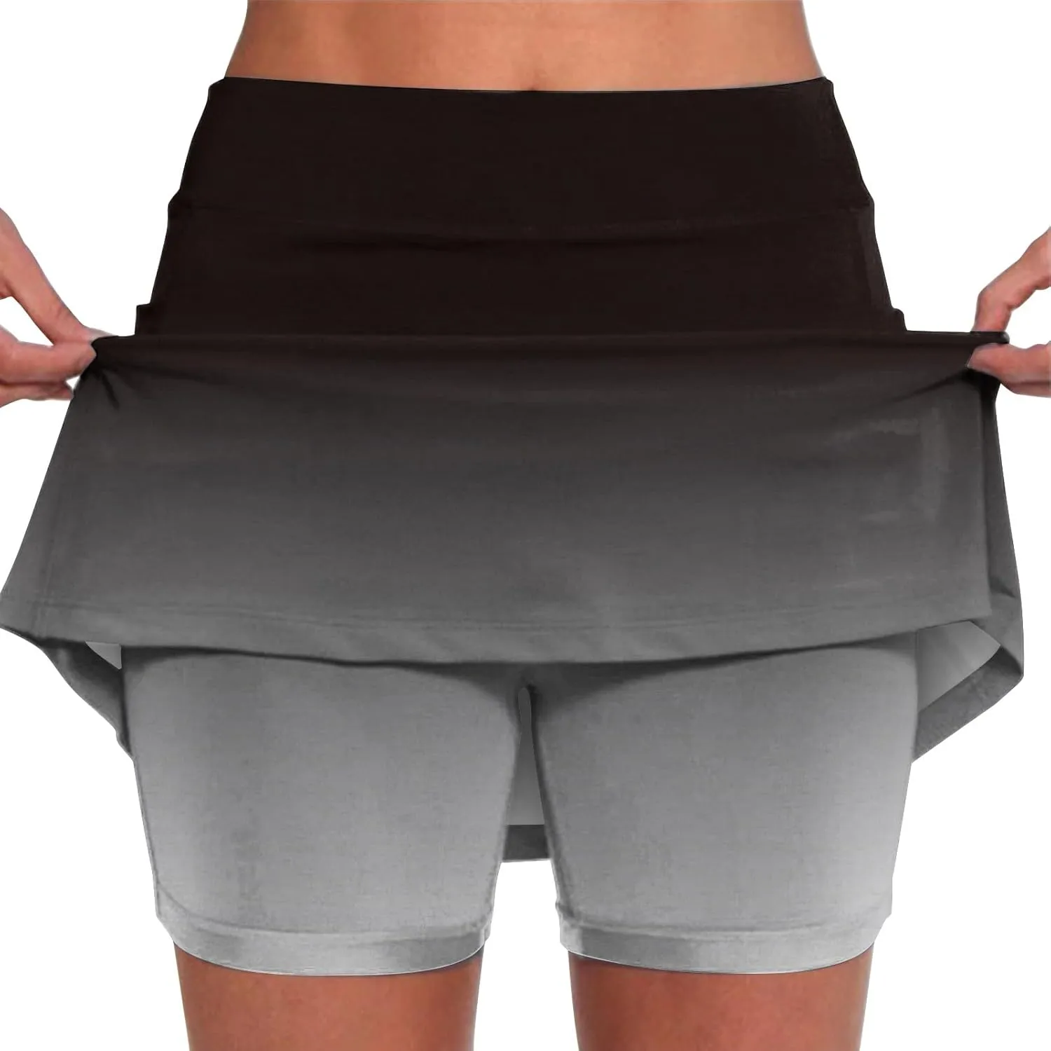 Skorts for Woman with Pockets Women's Casual Athletic Golf Skirts Tummy Control Plus Size Dressy 2025 Summer Skort