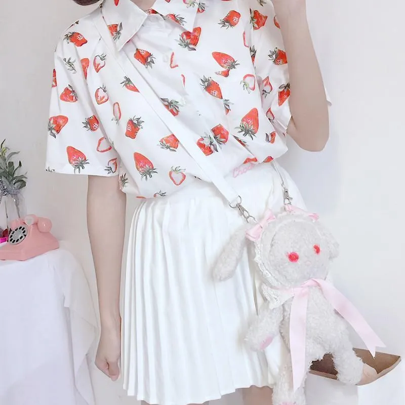 Strawberry Print Shirt