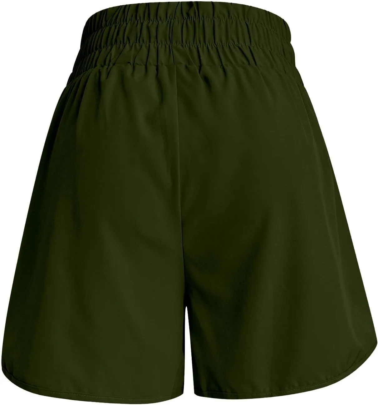 Women Casual Running Exercise Shorts Active Athletic Gym Workout Flowy Sweatpants Trendy Side Slit Casual Short Pants